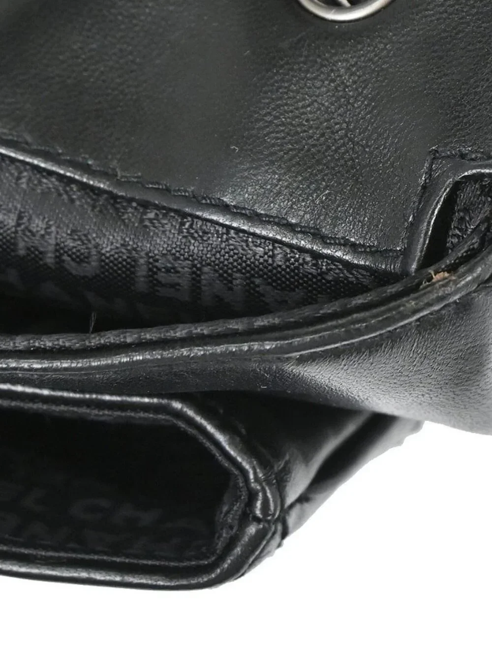 Chanel Black Lambskin Mademoiselle Lock Shoulder Bag 167396